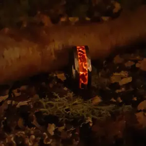 Garnet tungsten glow ring